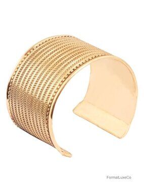 Vintage Brass Cuff Bracelet Bollywood Handcrafted Gift Jewelry